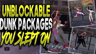 Best Barely Used Dunk Packages | Best Dunk Packages In NBA 2k18 | Unblockable Dunks Any Archetype