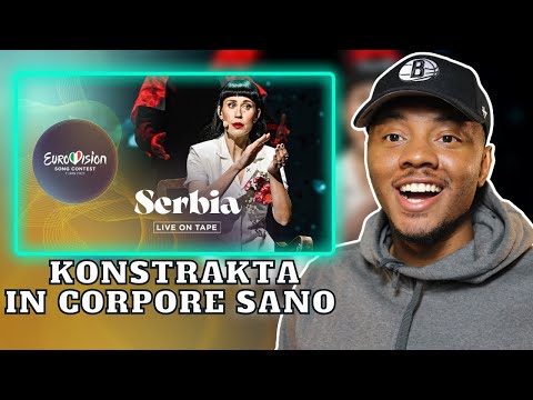 AMERICAN REACTS TO Konstrakta - In Corpore Sano - Serbia 🇷🇸 - Live On Tape - Eurovision 2022