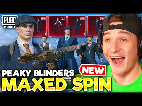 MAXED OUT PEAKY BLINDERS LUCKY SPIN! PUBG MOBILE