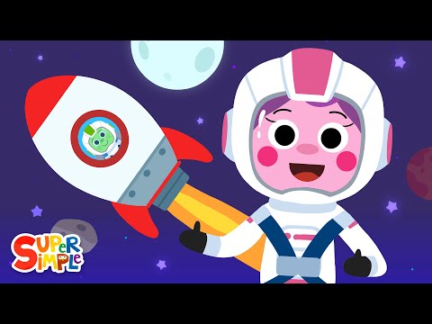 We're Going On A Rocket Ship | Kids Songs | Super Simple Songs