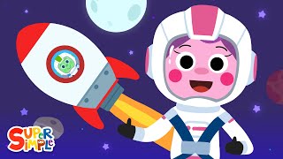 We&#39;re Going On A Rocket Ship | Kids Songs | Super Simple Songs