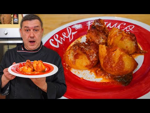 CONCHIGLIONI RIPIENI al FORNO - Ricetta FACILE e GUSTOSA