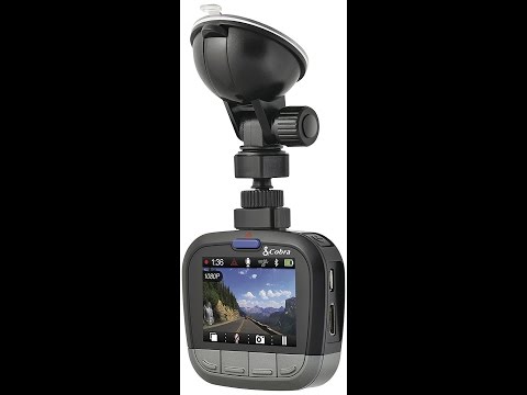 Cobra Electronics CDR855BT Full HD 1080P Dash Cam with Bluetooth Smart