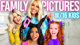 GET READY WITH US FOR OUR FAMiLY OF 24 FAMiLY PiCTURES!! 📸