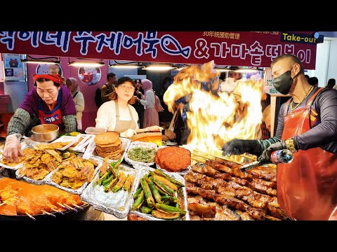 🇰🇷 Korean Street Food HEAVEN in Seoul Myeongdong & Gwangjang Market