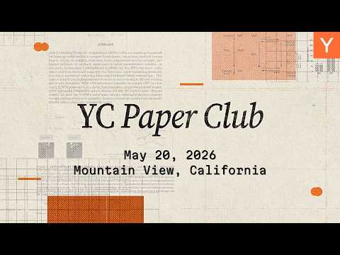 Video thumbnail: Inference, Diffusion, World Models, and More | YC Paper Club