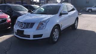 Pre Owned 2015 Cadillac SRX AWD Luxury B12763 Heated Seats Sunroof White Oshawa ON Stock #B12763