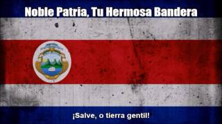 Costa Rica National Anthem (Noble Patria, Tu Hermosa Bandera) - Nightcore With Lyrics