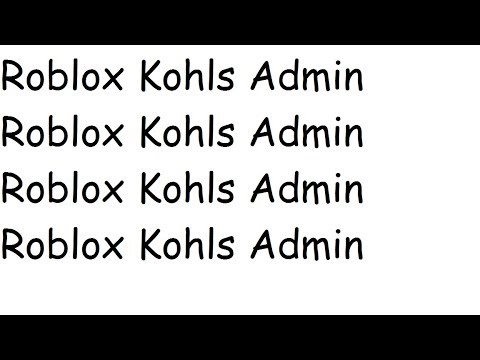 Kohl Admin Script - how to add admin to your roblox game