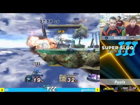 “Super Slug Fighters III” – 4D (Jiggs/Samus) v. gkinfinity (Zelda) – Pools