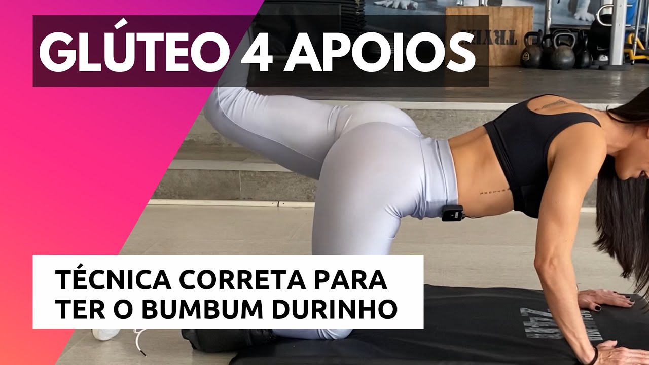 GLÚTEO 4 APOIOS - Aprenda as variações e como executar para deixar seu bumbum durinho