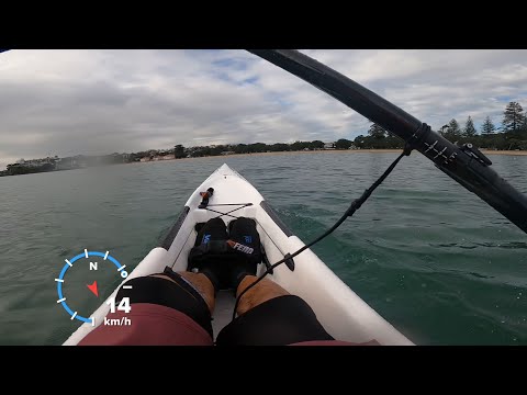 Sprinting - Fennix Swordfish S surf ski