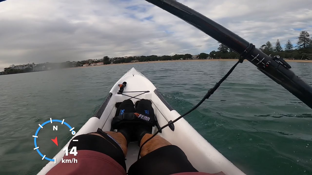 Sprinting - Fennix Swordfish S surf ski