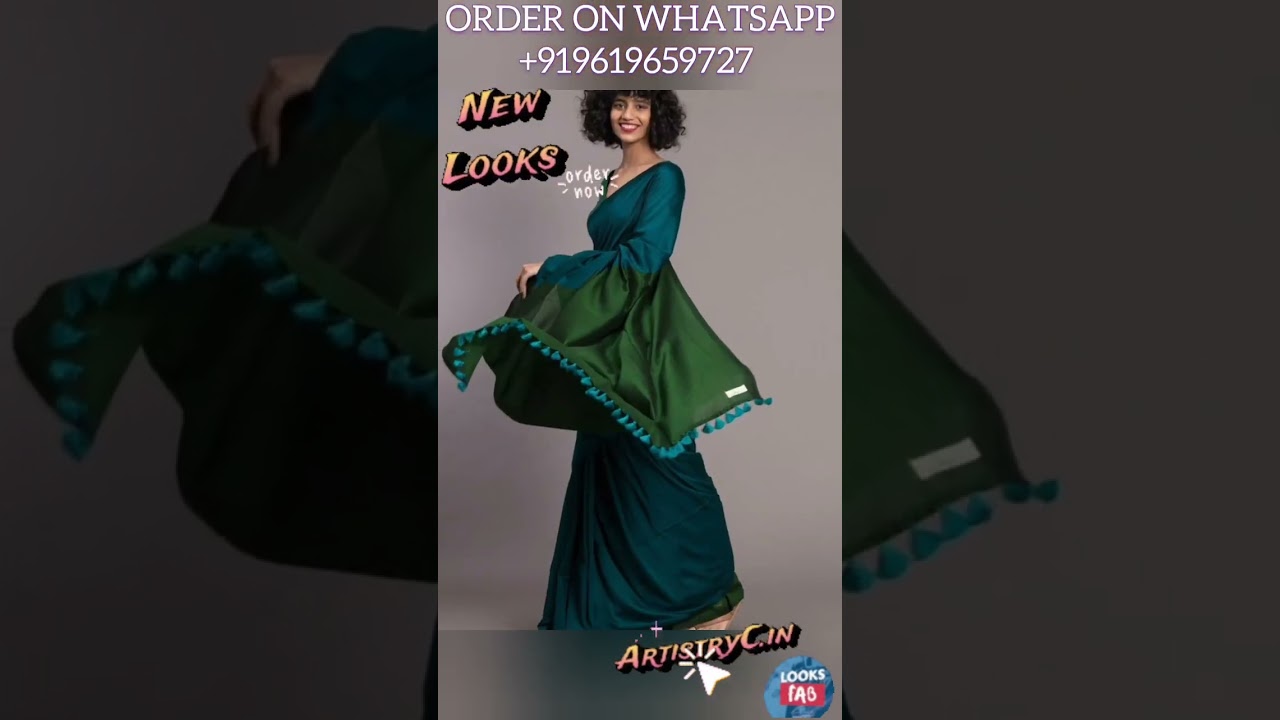 Simple Khadi Cotton Saree under Rs 620 for office wear? Akshara style! Whatsapp +919619659727