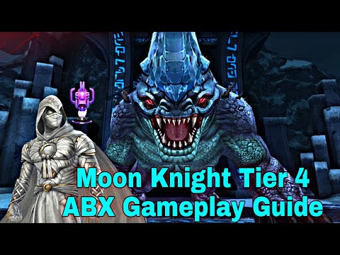 ABX Silence Moon Knight Tier 4 Gameplay Guide 2022 - Marvel Future Fight