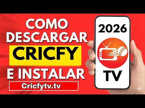 COMO DESCARGAR e INSTALAR CRICFY TV 2026 en ANDROID