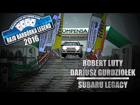 Robert Luty / Dariusz Gurdziołek 54 Rajd Barbórka Legend Subaru Legacy Turbo