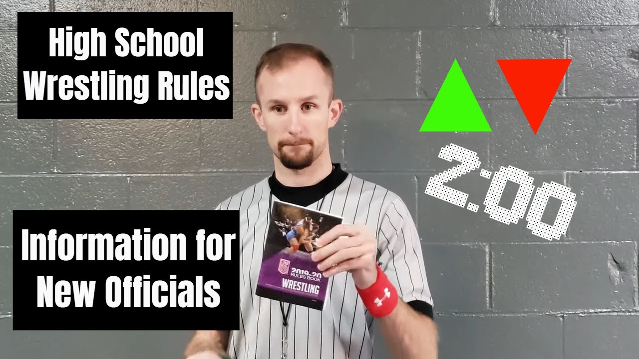 High School Wrestling rules #19: Information for New Wrestling Officials