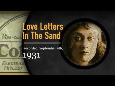 :: 169 :: The Lee Morse Discography :: Love Letters In The Sand : Columbia 1931