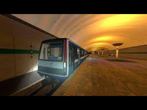 Поездка по Некрасовской линии на Юбилейном (в окрасе 'Москва 2019') Garry's mod metrostroi