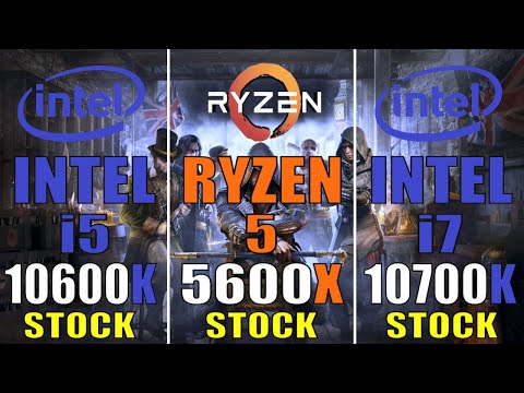 INTEL i5 10600K  vs RYZEN 5 5600X vs INTEL i7 10700K || RTX 3080 || PC GAMES TEST ||