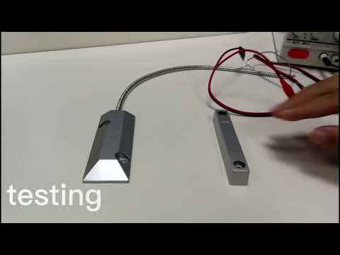 SR M55A Wired Alarm Garage Door Magnetic Contacts Switch Sensor NC with Adjustable Bracket