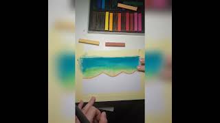 Soft pastels, sand dunes