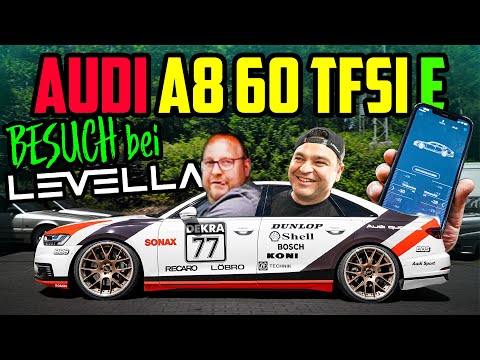 Tieferlegung per APP? - Audi A8 60 TFSI E - Mit LEVELLA zum TÜV!