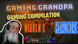 Part 2 of My 1st Diablo 3 Hardcore Toon Demon Hunter Fun Gaming Grandpa
