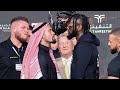 Deontay Wilder COLD STARE DOWN of Joseph Parker at final Press conference • Wilder Parker face off