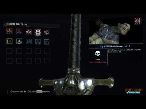 Shadow of Mordor- WEAPON TALENTS pt.1 for newbies (sword runes)