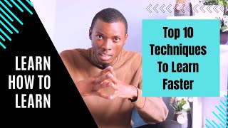 Urashaka kwiga byihuse kandi byoroshye? Dore techniques wakoresha