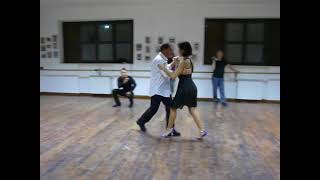 Osvaldo Zotto e Gisele Avanzi 2   Stage di Tango  Messina 2009