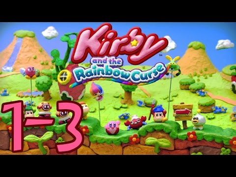 Kirby and the Rainbow Curse Playthrough: Stage 1-3, Great Cave Escape