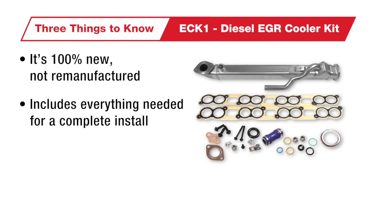 Three Things to Know: ECK1 - Diesel EGR Cooler Kit