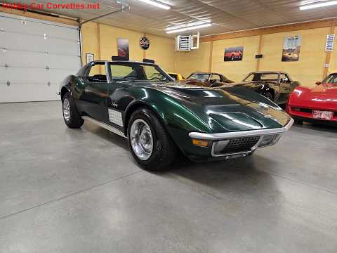 1971 Green C3 Stingray Corvette For Sale Video