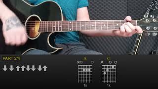 Tears For Fears - Head Over Heels | Easy Guitar Lesson Tutorial with Chords/Tabs and Rhythm