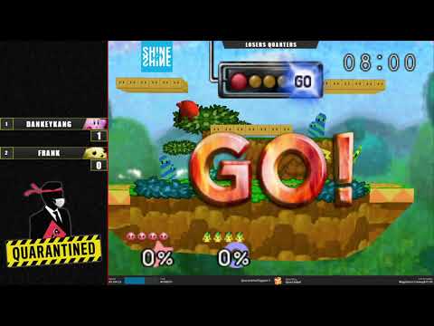 QR3 West Losers Quarters - DANKEYKANG (Kirby) Vs. Frank (Pikachu) SSB64 Super Smash Bros