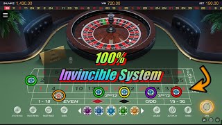 🔥 100% Invincible System !! 🔥 Win At Roulette 💸