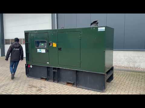 SDMO R165 John Deere Leroy Somer 165 kVA Silent generatorset stocknr 5603