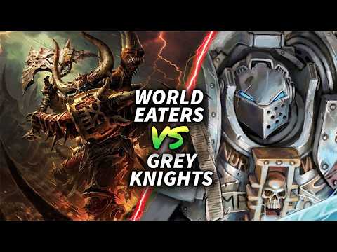 Grey Knights vs World Eaters #warhammer40k #battlereport