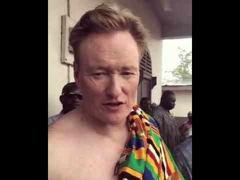 Every time I’m just about to meet a King, this happens. Conan in Ghana