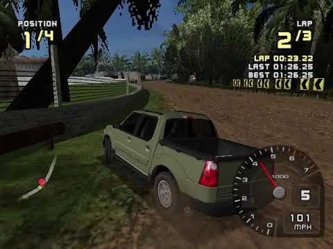 Ford Racing 2 Hard Walkthrough Part 19 - Ford Challenge: Off Road - Ford Explorer Sport Trac XLT