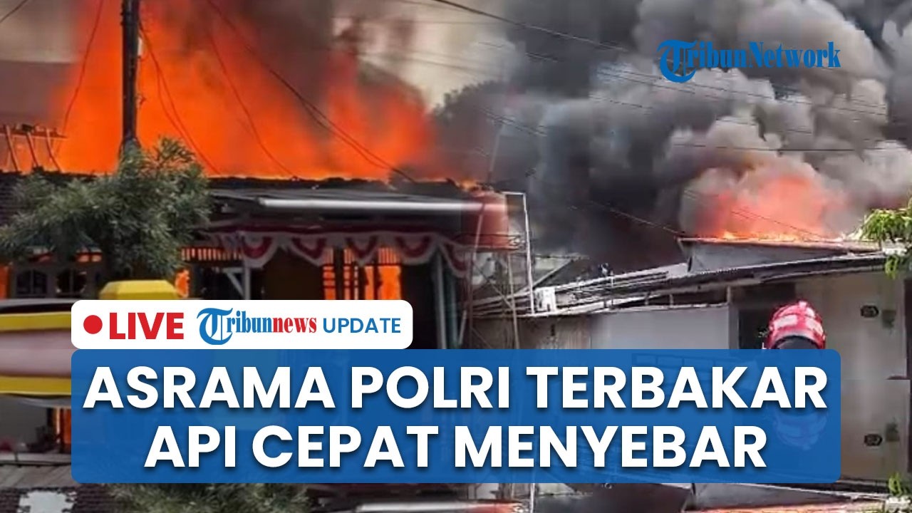 LIVE: Asrama Polri Ciledug Tangerang Kebakaran, Puluhan Rumah Hangus Dilalap Api