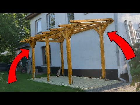 Step-by-step instructions: Building a covered area from KVH (construction timber).