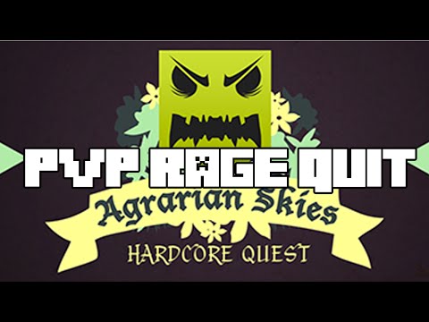 Minecraft Agrarian Skies PVP: We Made the Other Team Rage Quit