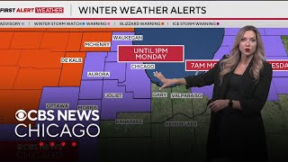 Winter weather advisories, warnings issued for parts of Illinois