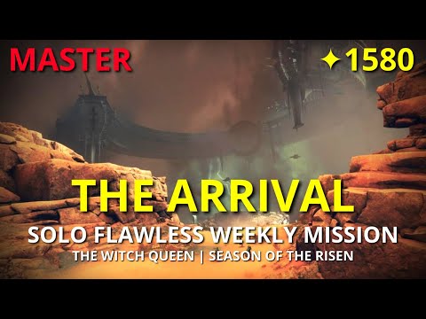 The Arrival - Solo Flawless Master 1580 Weekly Mission | Destiny 2 (PS5)