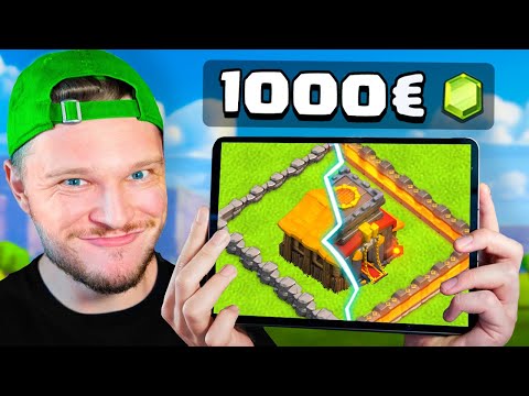 J'ai DÉPENSÉ 1000€ pour TERMINER Clash of Clans !