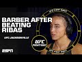 Maycee Barber reacts to her win over Amanda Ribas at UFC Jacksonville | UFC Fight Night